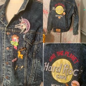 Collectible Hard Rock Cafe Embellished Levi’s Jacket